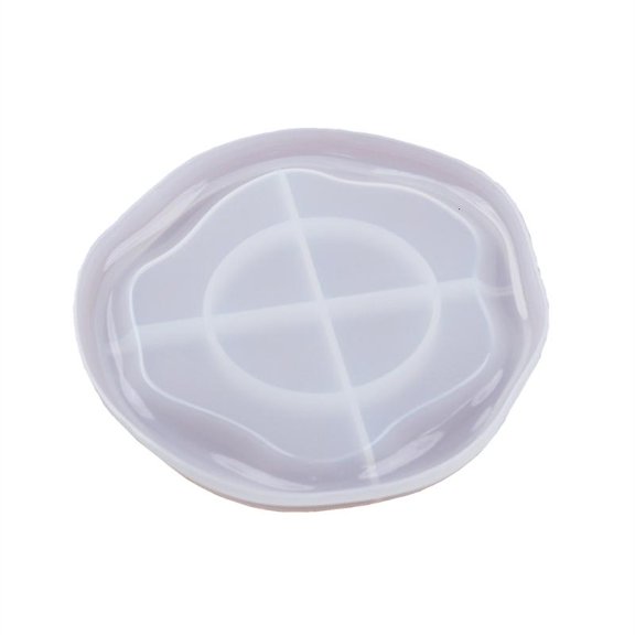 ANXPTIME Resin Casting Mold Cloud Coaster Glossy Mold Handmade Epoxy Tea Cup Mat Mold