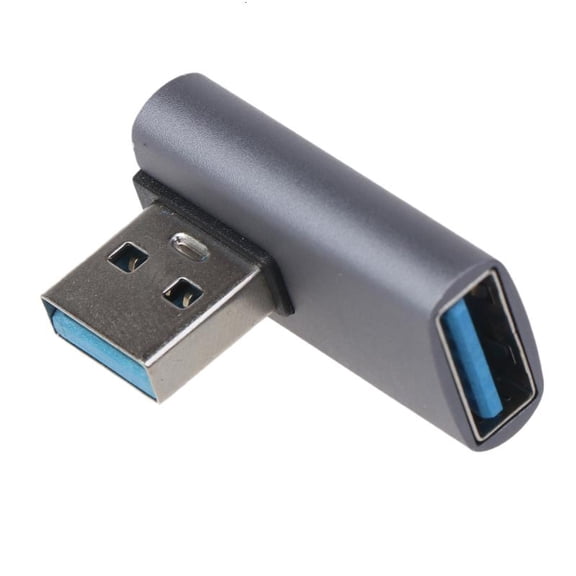 ANXPTIME Right Angle 90 Degree 10Gbps USB 3.0 Male to Female USB Converter Adapter