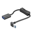 ANXPTIME Right Angled 90 Degree USB 3.0 Male to Female Extension Cable ...