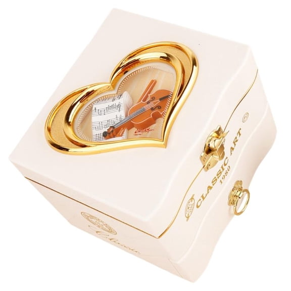 ANXPTIME Romance Mood Wind Up Dancing Jewelry Music Box Ornament ABS for Bedroom