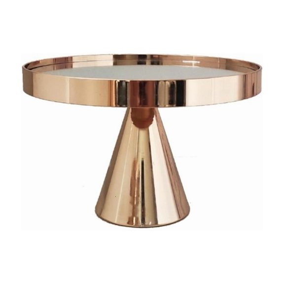 ANXPTIME Round Ornate Metal Plateau Riser Metal Display Cupcake Stands Practical Gift