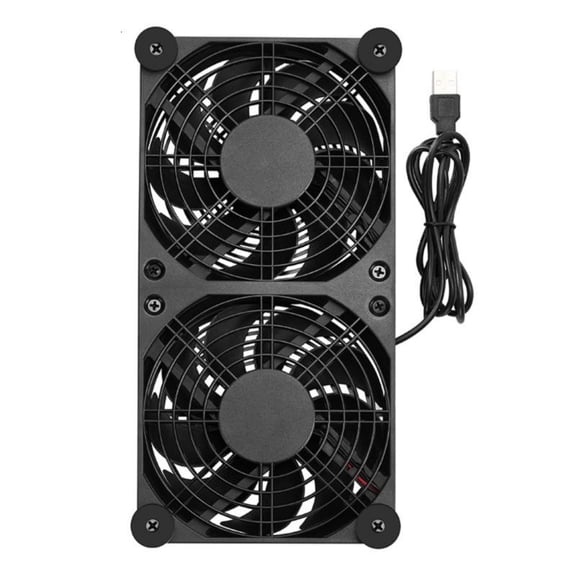 ANXPTIME Router Cooling Fan PC Coolers TV Box Quiet 5V USB Power 120mm Fan