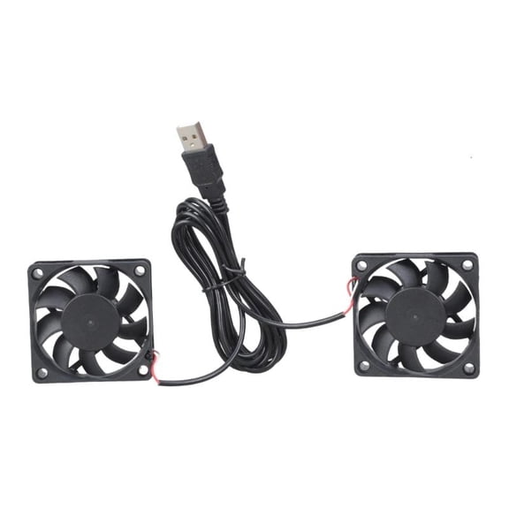 ANXPTIME Router Cooling Fan PC Cooling TV Box Quiet 5V USB Power 60mm Fan