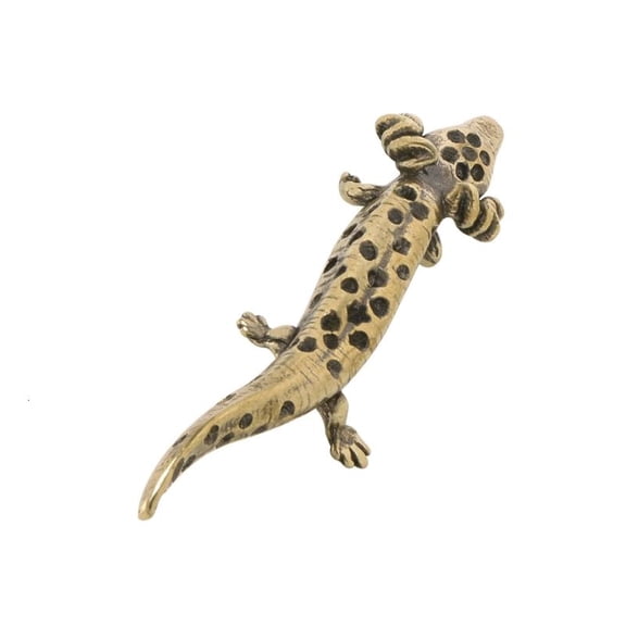 ANXPTIME Salamander Statue Metal Salamander Sculpture Metal Figurine Centerpieces