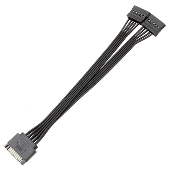 ANXPTIME Sata Cable 15 Pin Sata Power Cable Power Splitter for HDD, SSD, Optical Drives