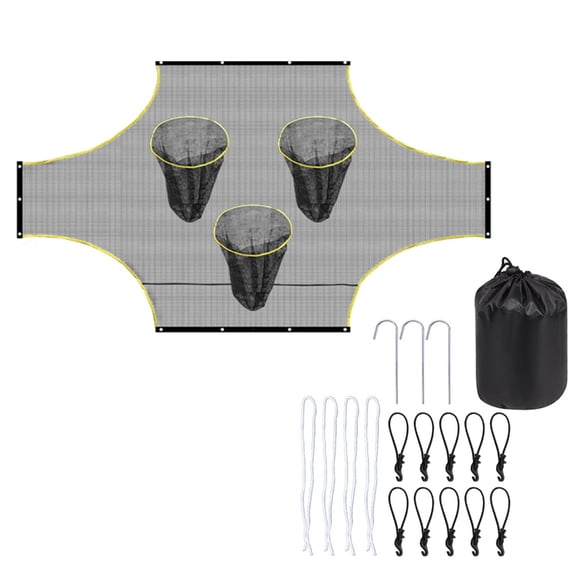 ANXPTIME Scoring Training Equipment with Scoring Zones Shots Targets Net Football Training Net Soccer Targets Sheet Soccer Net