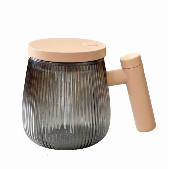 ANXPTIME Self Stirring Coffee Cup Electric Protein Powder Mix Cup Glass Inner Mug