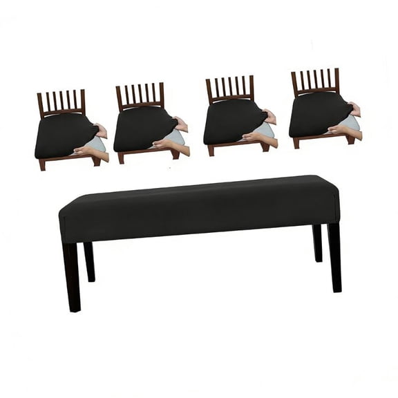 ANXPTIME Set Of 2 Waterproof Benches Cover For Patios And Restaurant Elastic
