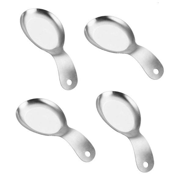 ANXPTIME Set Of 4 Stainless Steel Spoon Stands Heat Resistant For Cooking And Serving