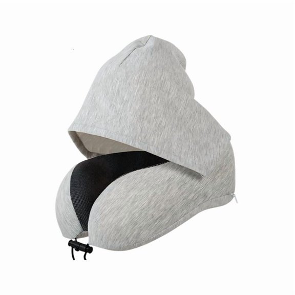 ANXPTIME Soft Hooded Rest Pillow For remote Travel And Unwinding Indoors