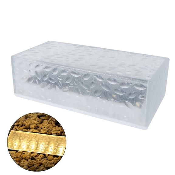 ANXPTIME Solar Brick Lights Landscape Light Ice Cube Lamp for Garden Walkway Yard Lawn