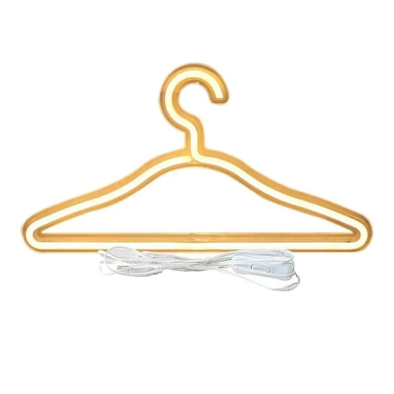 ANXPTIME Space Saving Neons Sign Clothes Hanger LED Light Clothing Clothes Organizer