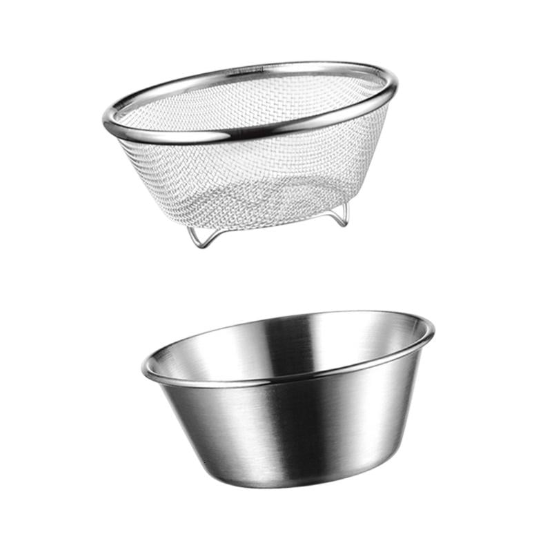 ANXPTIME Stainless Steel Cooking Strainer Colander Bowl for Vegetables ...