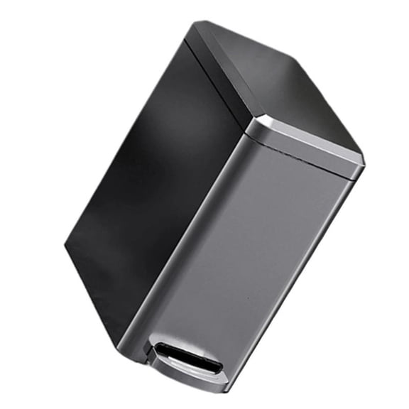 ANXPTIME Stainless Steel Trash Bin Large Capacity Rustproof Waste Can Quiet Operations