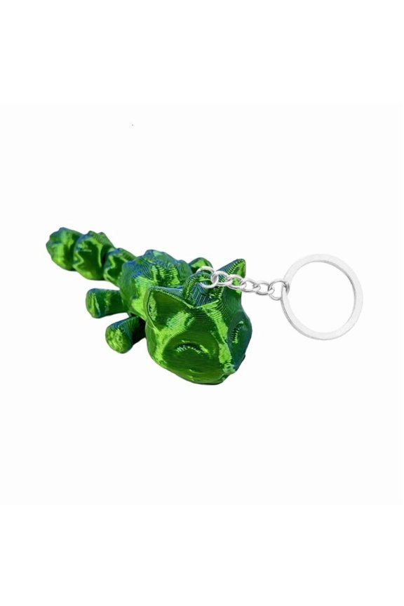 Stylish 3D Printed Cat Keychain Featuring Movable And Robust Designs for Women