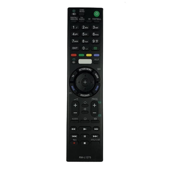 ANXPTIME Televisions Remote Controller L1275 ABS Plastic Ergonomic Silicone Button And Comfortable Grip For Extended Use