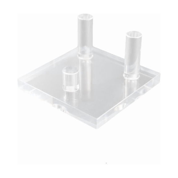 ANXPTIME Transparent Acrylic Display Stand for Rock and Minerals Geodes Storage Rack