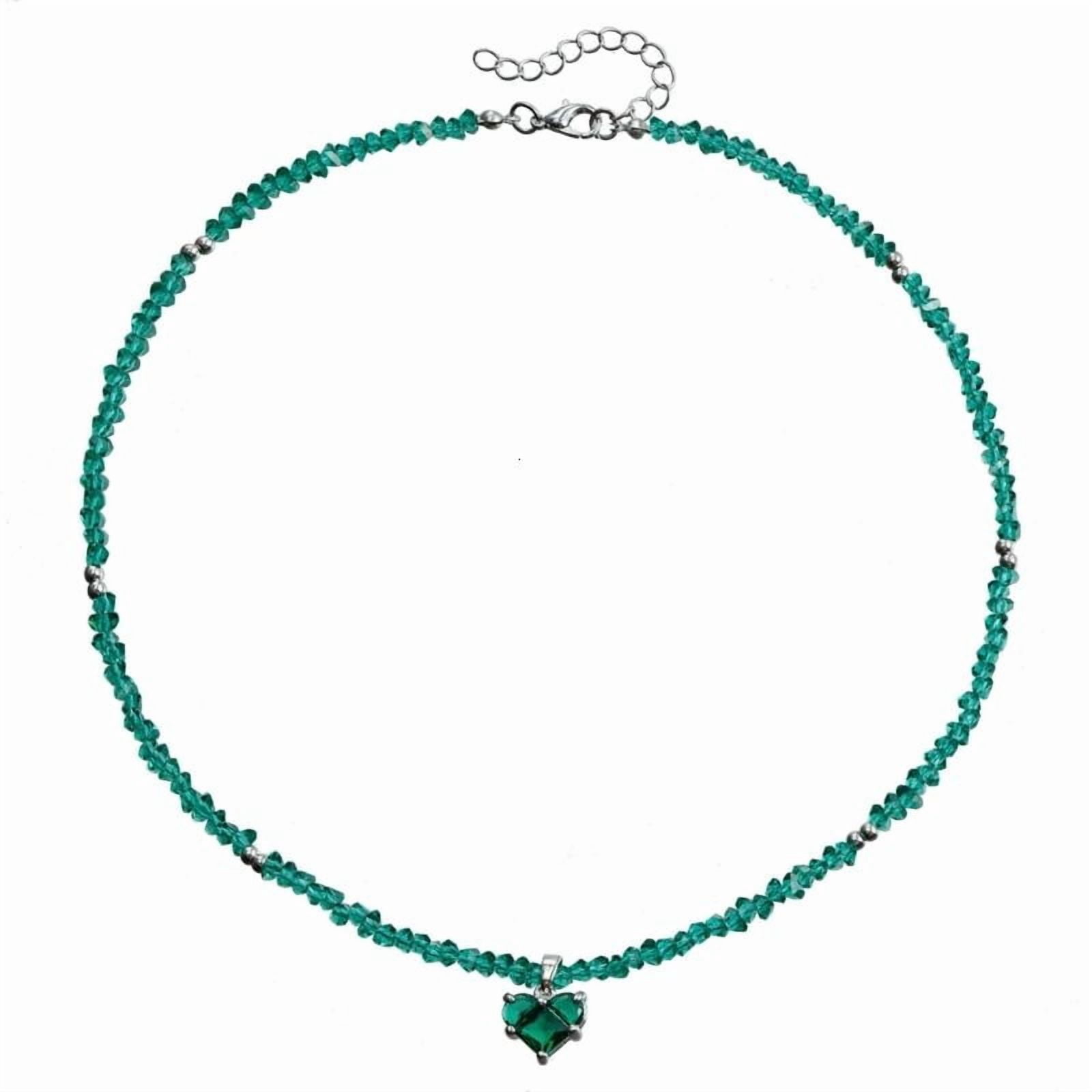 anxptime-trendy-glass-bead-necklace-with-love-heart-accent-handmade