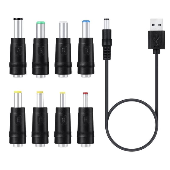 ANXPTIME USB 5V Cable 5.5x2.1mm Voltage Boost Charging Cord Power Converter Charger Wire