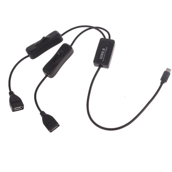 ANXPTIME USB-C Data Cable with Switches Perfect for External Hard Drives and Tablet