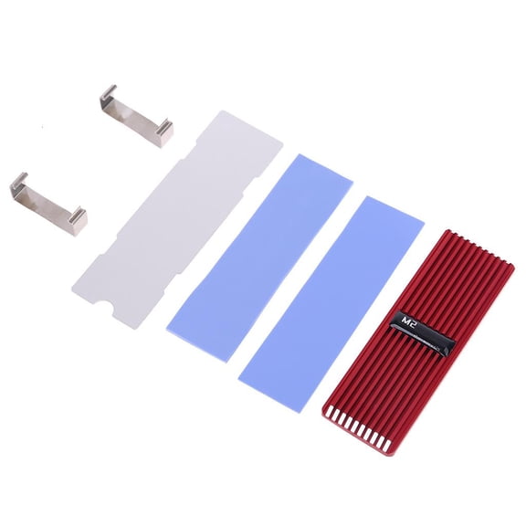 ANXPTIME M2 2280 Solid State Hard Disk Aluminum Heatsink Gasket with Thermal Radiator PC