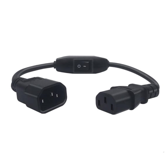 ANXPTIME Universal IEC320 C13 to C14 Convert Connect UPS PDU Power Cord with Switches