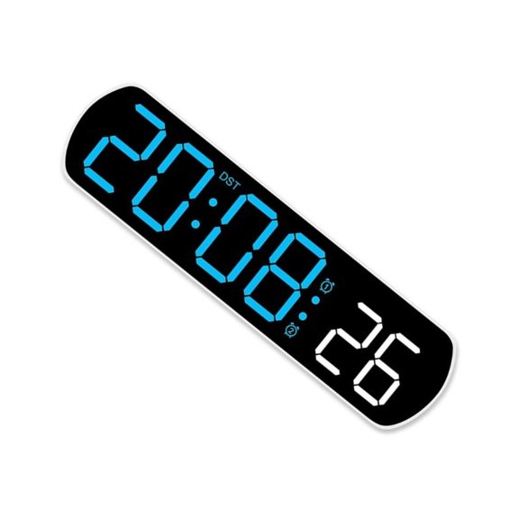 ANXPTIME Voice Control LED Alarm Clock with Temperature Display Countdown for Bedroom