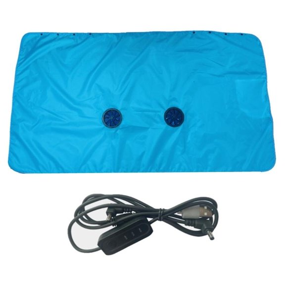 ANXPTIME Washable Polyester Coolings Blanket With USB Power Fan For Day Use