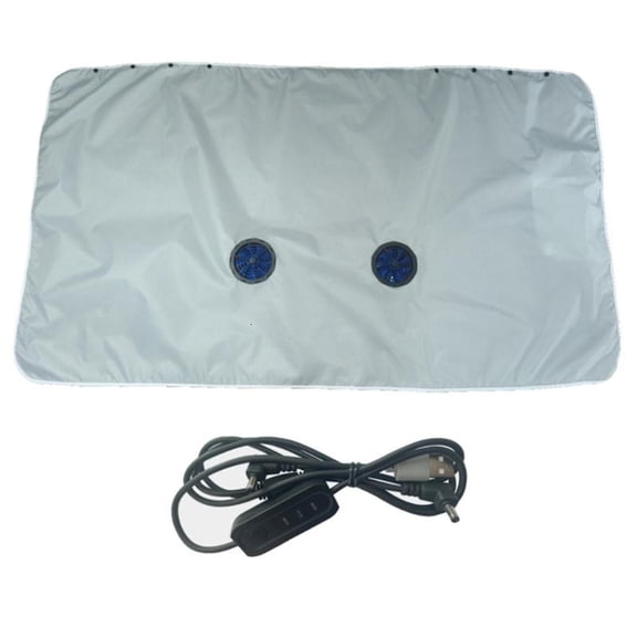 ANXPTIME Washable Polyester Coolings Blanket With USB Power Fan For Day Use