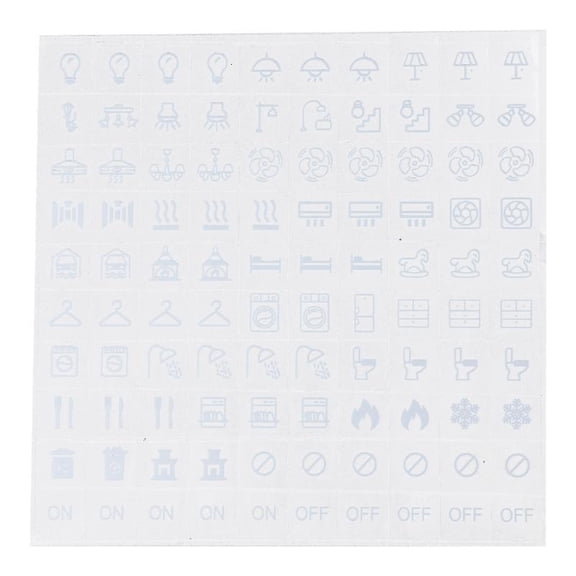 ANXPTIME Waterproof Switchs Panel Labels for Kitchen Home Light Switchs Label Sticker