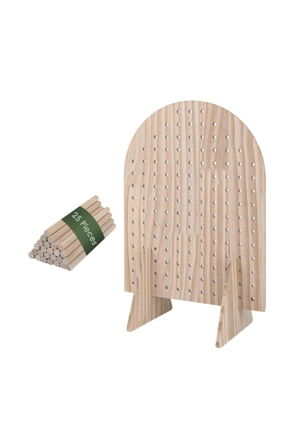Wood Table Organizers Sturdy Jewelry Display Stand For Earrings And Keychains