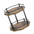 ANXPTIME Wooden Storage Rack with 4 Height Setting for Kitchen Storage ...