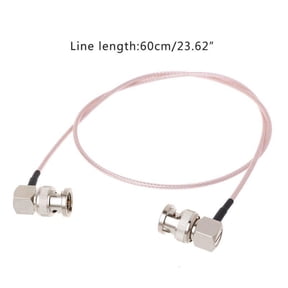 ANXPTIME for HD SDI Video Connector Cable RG179 BNC Male To BNC Right Angle Plug For BMCC