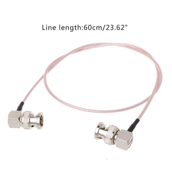 ANXPTIME for HD SDI Video Connector Cable RG179 BNC Male To BNC Right Angle Plug For BMCC