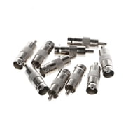 ANXPTIME 10 Pcs BNC Female Jack to RCA Male Plug Coax Cable Adapters
