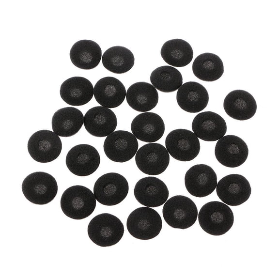ANXPTIME 30Pcs 15mm Soft Sponge Earphone Earbuds Pads Covers Replacement for MP3 MP4