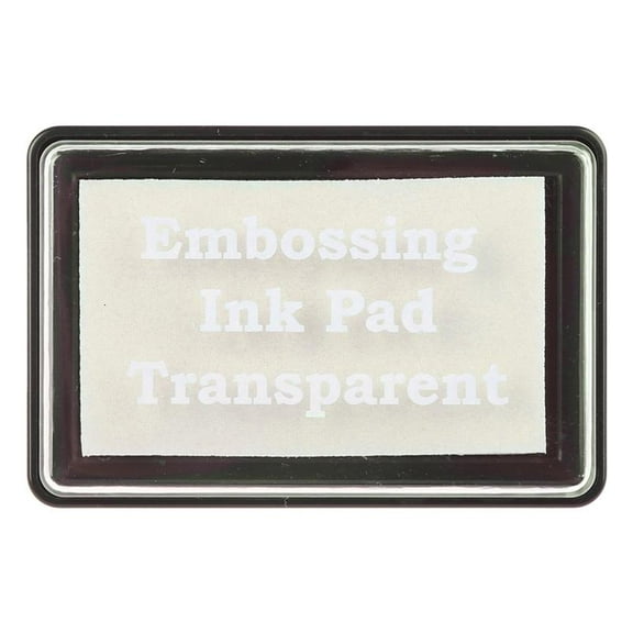 Embossing Ink Pad Transparent Stamp Inkpad for DIY Planner Scrapbook Card Making