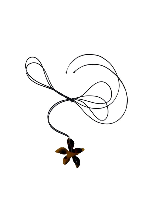 Pendant Necklace Long Neck Chain Choker Adjustable Maple Leaf Charm Neckchain Fashionable Neck Jewelry Y2K Accessory