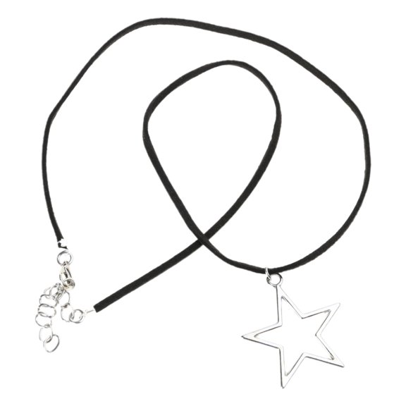 ANXPTME Simple Hollow Star Pendant Necklace Adjustable Rope Neck Chain Choker Jewelry