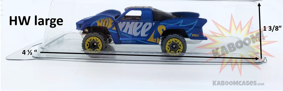 ANY SIZE Hot Wheels Plastic Car Cases containers NEW clamshells 1/64 diecast