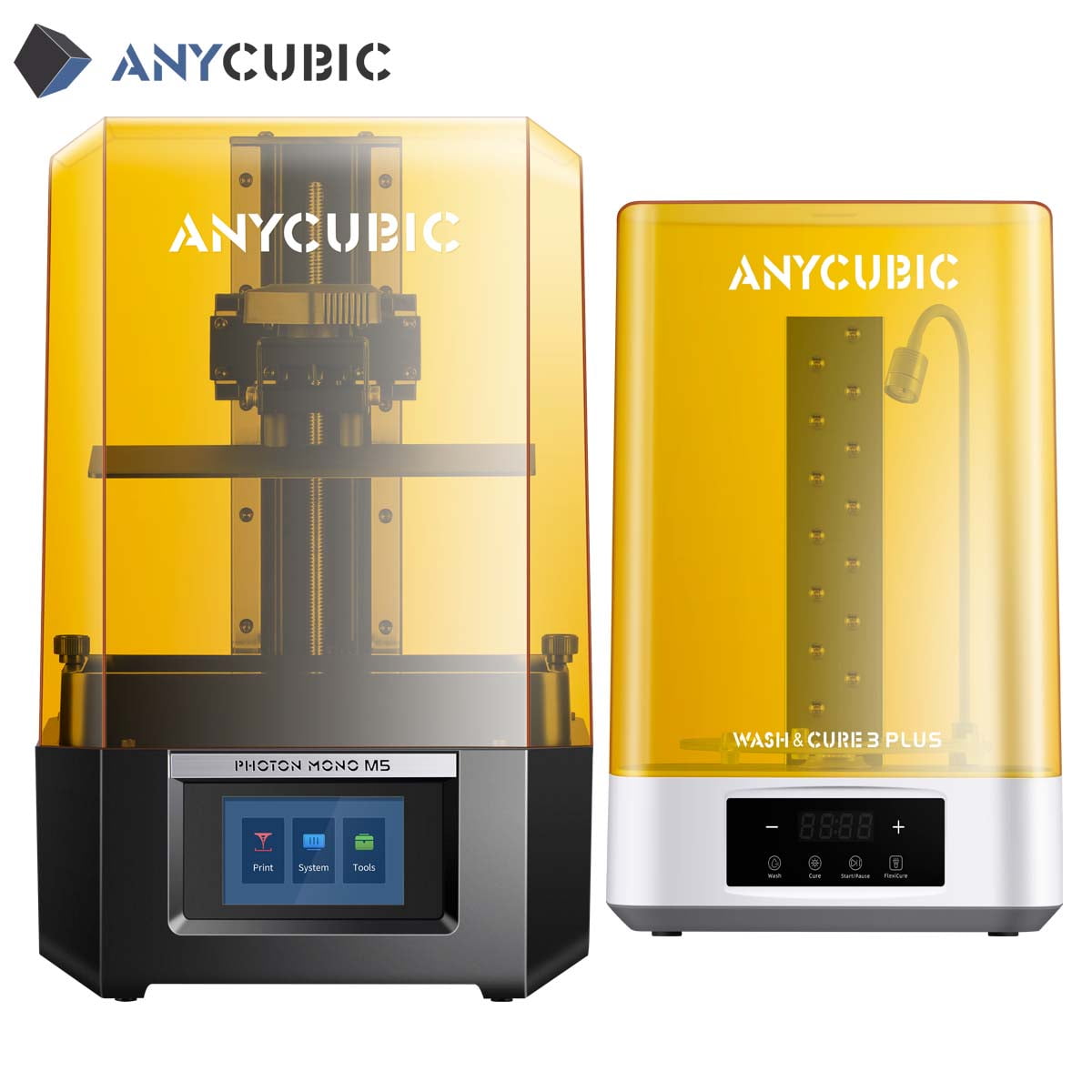 ANYCU Photon Mono M5 12K Resin 3D Printer and Wash and Cure 3 Plus