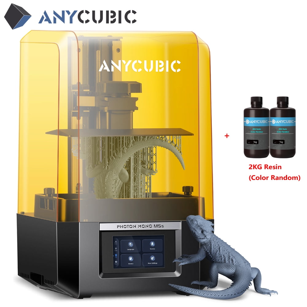 ANYCUBIC 12K LCD Resin 3D Printer Photon Mono M5s,10.1″ Monochrome LCD Screen,Smart Leveling-Free, 3X Faster Printing Speed,Print Szie:27.87″ x 8.58″ x 4.84″ Sansujyuku sansujyuku.com