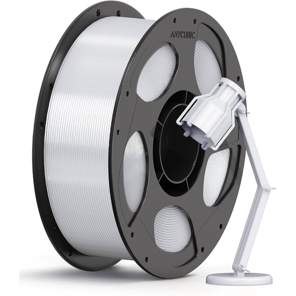 ANYCUBIC PC Filament 1.75mm, Tough and Long-Lasting Polycarbonate 3D Printer Filament, Accuracy +/- 0.02mm, Fit Most FDM Printer, Translucent White