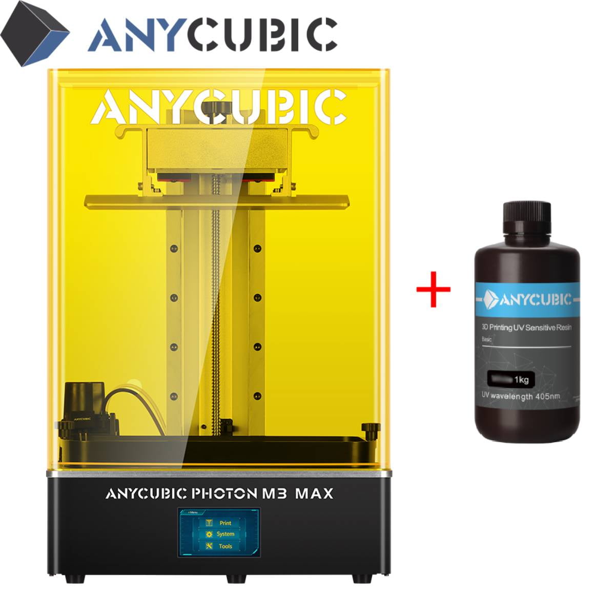 Anycubic Water-wash Resin impresoras 3d Resina lavable al agua 365-405nm  para Lcd Dlp Photon M3 Plus Max 7k Mono 6k Impresión