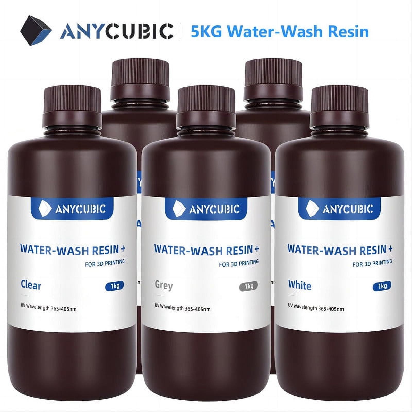 ANYCUBIC Liquid Resin 3d Printer Resin 405nm UV Resin Water-Wash