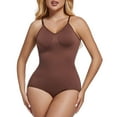 thumbnail image 1 of ANYFIT WEAR Backless Bodysuit Shapewear for Women Full Body Shaper Tummy Control Butt Lifting Seamless V Neck Slimming Tank Top, 1 of 5
