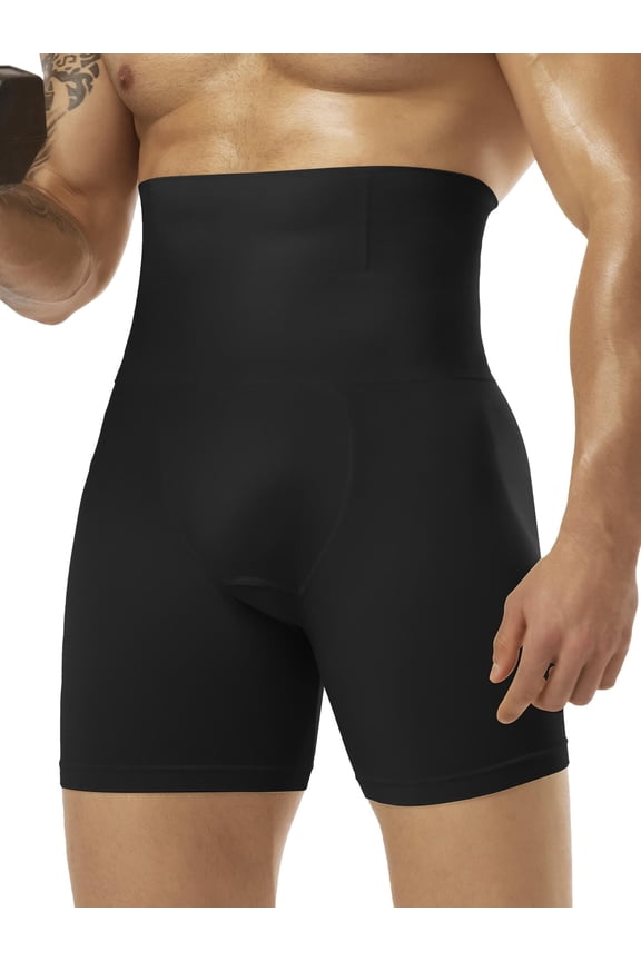 Men Tummy Control Shorts High Waist Shapewear Underwear Thigh Slimming Body Shaper Panties Belly Girdle Boxer Briefs
