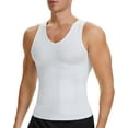 thumbnail image 1 of ANYFIT WEAR Men V-neck Body Shaper Vest Sleeveless Shirts Slimming Undershirts Tummy Control Tank Top, 1 of 6