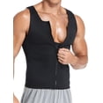 thumbnail image 1 of ANYFIT WEAR Men Waist Trainer Shirt Sauna Suit Gym Exercise Sweat-Boosting Workout Tank Top Tummy Control Body Shaper Vest, 1 of 7