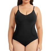 ANYFIT WEAR Plus Size Womens Shapewear Bodysuit Tummy Control Full Body Shaper Sculpting Snatched Waist Body Suit